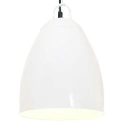 VidaXL Hängelampe Industriestil 25 W Weiß Rund 32 Cm E27