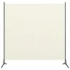 VidaXL 1-tlg. Raumteiler Cremeweiß 175x180 Cm
