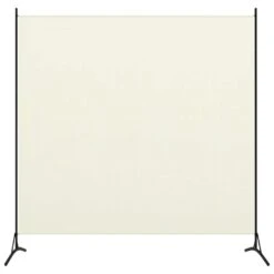 VidaXL 1-tlg. Raumteiler Cremeweiß 175x180 Cm