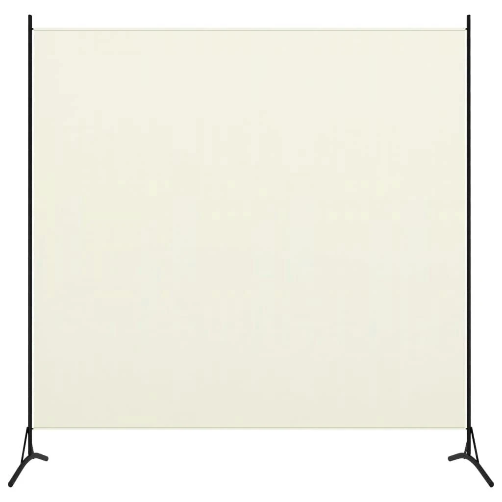 VidaXL 1-tlg. Raumteiler Cremeweiß 175x180 Cm 3 VidaXL 1-tlg. Raumteiler Cremeweiß 175x180 Cm