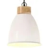 VidaXL Hängelampe Industrie-Stil Weiß Eisen & Massivholz 23 Cm E27 1 VidaXL Hängelampe Industrie-Stil Weiß Eisen & Massivholz 23 Cm E27 -VidaXL 05da9539 c990 4a88 9adb 7f3e8d929d9f