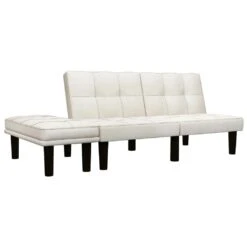 VidaXL 3-Sitzer-Sofa Stoff Cremeweiß -VidaXL 087ee52a 7e99 4c98 bce8 0ccd88dee003