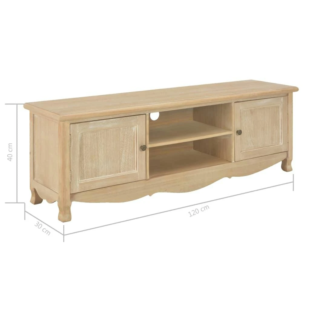 VidaXL TV-Schrank 120 X 30 X 40 Cm Holz 8 VidaXL TV-Schrank 120 X 30 X 40 Cm Holz – Bild 6