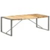 VidaXL Esstisch 220x100x75 Cm Raues Mango-Massivholz -VidaXL 09ff7327 425c 43da 950f 6e22a3b9ad62