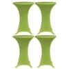VidaXL Stretch-Tischhussen 4 Stk. 80 Cm Grün -VidaXL 0c6bf01b f91d 4cdc a710 86a4b32c19f9