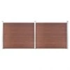VidaXL Zaunelement Set WPC : Farbe - Braun, Größe - 353 X 146 Cm 2 VidaXL Zaunelement Set WPC : Farbe - Braun, Größe - 353 X 146 Cm -VidaXL 0cf0d694 c1f8 4b2e 894f 4282beebdcea 1