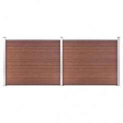 VidaXL Zaunelement Set WPC : Farbe - Braun, Größe - 526 X 146 Cm -VidaXL 0cf0d694 c1f8 4b2e 894f 4282beebdcea 4