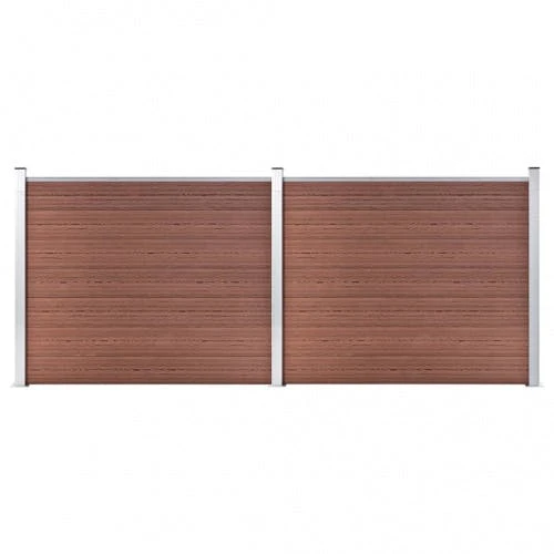 VidaXL Zaunelement Set WPC : Farbe - Braun, Größe - 872 X 146 Cm 6 VidaXL Zaunelement Set WPC : Farbe - Braun, Größe - 872 X 146 Cm – Bild 4