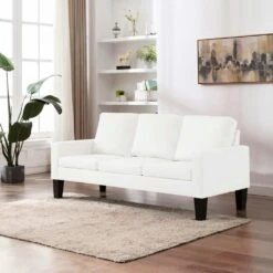 VidaXL 3-Sitzer-Sofa Rot Kunstleder -VidaXL 0d05d8ea 354c 49cd 97e4 d49097c348ad