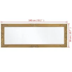 VidaXL Wandspiegel Im Barock-Stil 140x50 Cm Gold 14 VidaXL Wandspiegel Im Barock-Stil 140x50 Cm Gold -VidaXL 0d49a7d2 b9c3 4f1e 8c23 c7fa44431119