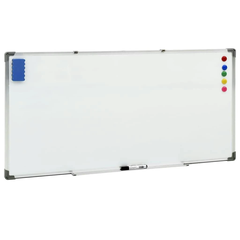 VidaXL Magnetisches Whiteboard Weiß 110x60 Cm Stahl 3 VidaXL Magnetisches Whiteboard Weiß 110x60 Cm Stahl