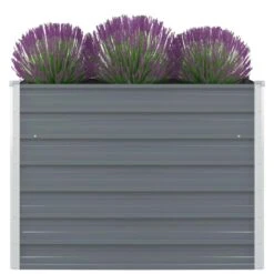 VidaXL Garten-Hochbeet Braun 129 X 129 X 77 Cm Verzinkter Stahl -VidaXL 14488ce5 260c 43eb a8d7 086c808db21c
