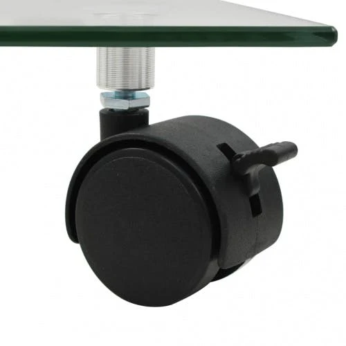 VidaXL Pflanzenständer Mit Rollen 2 Stück Hartglas : Form - Quadrat, Größe - 35 Cm 8 VidaXL Pflanzenständer Mit Rollen 2 Stück Hartglas : Form - Quadrat, Größe - 35 Cm – Bild 6