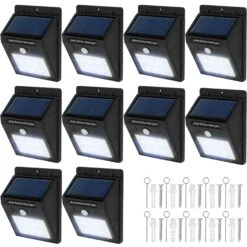 VIDAXL 12x LED Spotlight Lampe Leuchte Strahler Solar Steine 12 VIDAXL 12x LED Spotlight Lampe Leuchte Strahler Solar Steine -VidaXL 152e1896 f0c6 48be ac88 84894ceea097