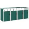 VidaXL Mülltonnenbox Für 4 Mülltonnen Grün 286×81×121 Cm Stahl -VidaXL 18c828f6 3ee0 4fb7 b46f c2796e743790 2
