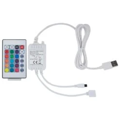 VidaXL Bettgestell Mit LED Weiß Kunstleder 90 X 200 Cm 15 VidaXL Bettgestell Mit LED Weiß Kunstleder 90 X 200 Cm -VidaXL 1f0de198 4e5a 490d 846e 9d0e509a4dfa