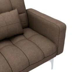 VidaXL Schlafsofa Braun Stoff -VidaXL 21405a1b 07d0 4f36 aba6 a2e668ab3cc3