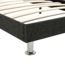 VidaXL Bettrahmen Dunkelgrau Stoff 120×200 Cm 15 VidaXL Bettrahmen Dunkelgrau Stoff 120×200 Cm -VidaXL 237e45c5 b2f3 46d6 bed3 ad01fb2f0c97