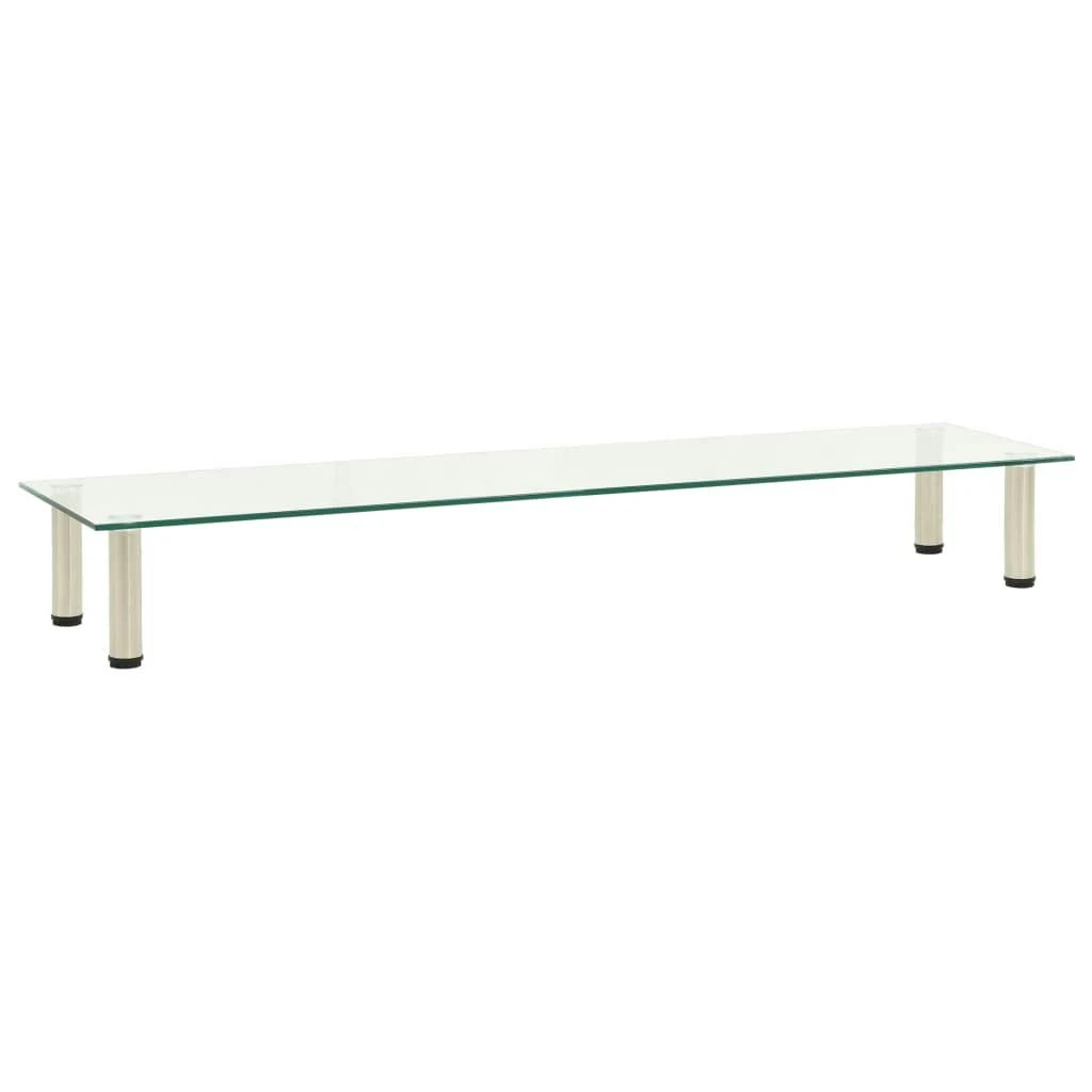 VidaXL TV-Tisch Transparent 60x35x17 Cm Hartglas 6 VidaXL TV-Tisch Transparent 60x35x17 Cm Hartglas – Bild 4