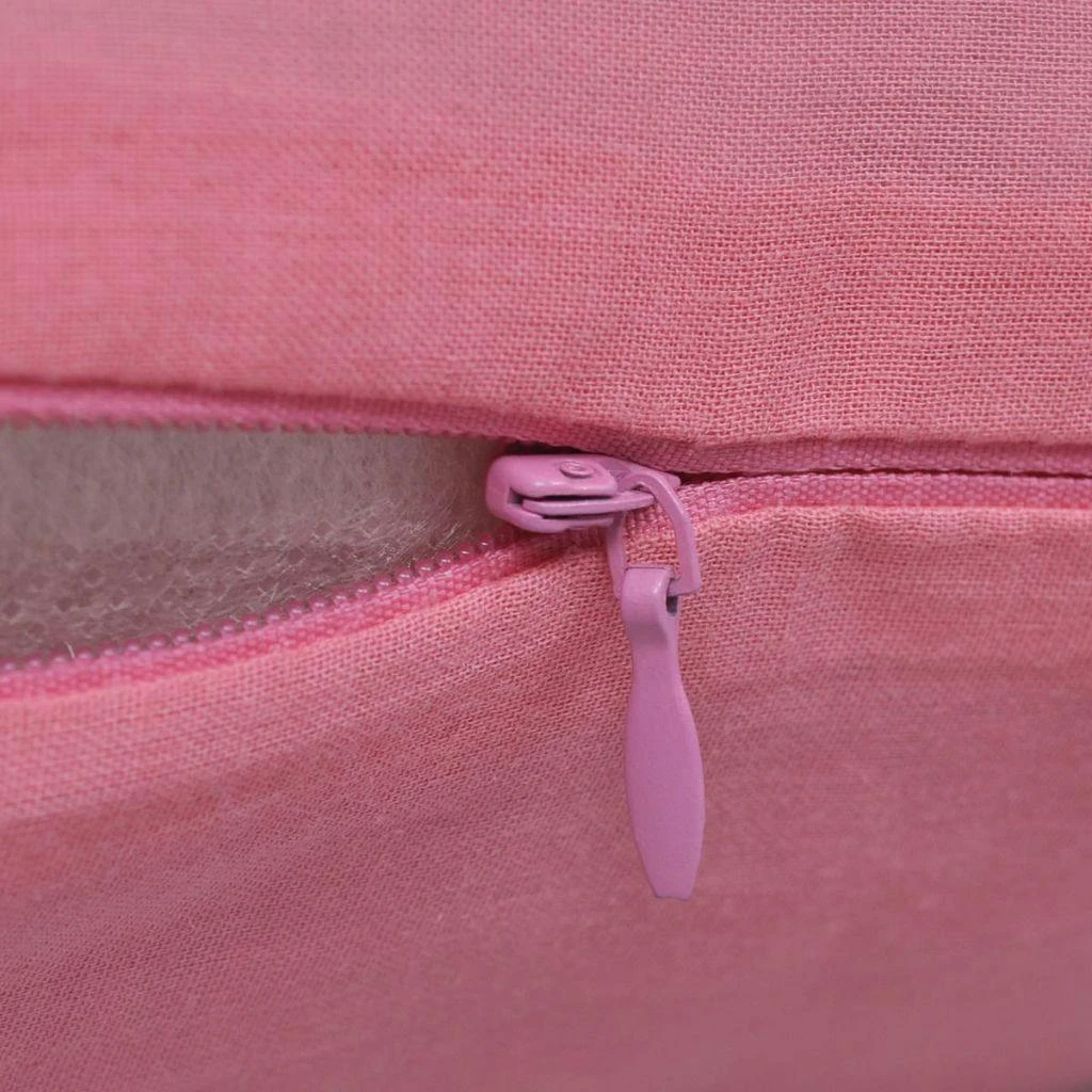 VIDAXL 4 Rosa Kissenbezüge Baumwolle 80 X 80 Cm 9 VIDAXL 4 Rosa Kissenbezüge Baumwolle 80 X 80 Cm – Bild 7