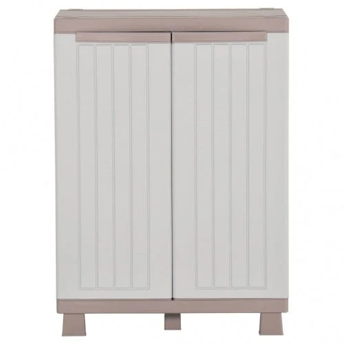 Lagerschrank Mit 2 Türen V6 | VidaXL : Farbe - Hellgrau Und Beige 6 Lagerschrank Mit 2 Türen V6 | VidaXL : Farbe - Hellgrau Und Beige – Bild 4