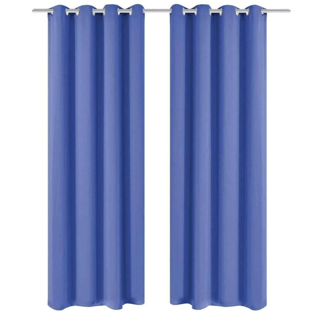 VidaXL Verdunkelungsvorhänge Mit Haken 2 Stk. Schwarz 140x175cm 8 VidaXL Verdunkelungsvorhänge Mit Haken 2 Stk. Schwarz 140x175cm – Bild 6