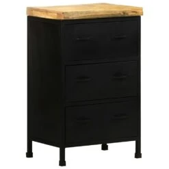 VidaXL Sideboard 47x35x76 Cm Raues Mangoholz -VidaXL 32e73d48 2b15 471b b518 6c854c323010