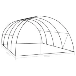 VidaXL Gewächshaus 16 M² 4×4×2 M -VidaXL 348da3ce c804 48d2 b044 b7b559fd4482