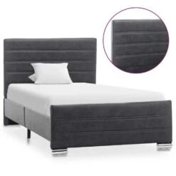 VidaXL Bettgestell Braun Wildleder-Optik 100 X 200 Cm -VidaXL 34af4c23 2e56 458d b38a 75019866061f 1