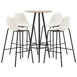 VidaXL 5-tlg. Bar-Set Stoff Creme 12 VidaXL 5-tlg. Bar-Set Stoff Creme -VidaXL 37dd10bc 110b 47c9 b880 acbb195e6aab