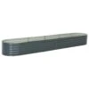 VidaXL Garten-Hochbeet 400 X 80 X 44 Cm Verzinkter Stahl Grau -VidaXL 38984175 01f7 4955 aed1 c2e9e72ab4b6