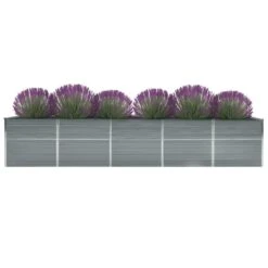 VidaXL Garten-Hochbeet 400 X 80 X 44 Cm Verzinkter Stahl Grau -VidaXL 3ae7d4fa cbbf 4fc7 a794 2d5f97e8b7e4