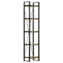 VidaXL Bücherregal 5 Fächer 140x30x180 Cm Altholz Massiv -VidaXL 3c9be8af 0b51 49f9 aeb5 3f08686466e5