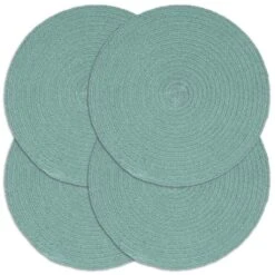 VidaXL Tischsets 4 Stk. Uni Marineblau 38 Cm Rund Baumwolle -VidaXL 3f9ee7aa 9933 42e5 8176 a03090ba4f1a 2