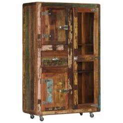 VidaXL Highboard 45x32x110 Cm Altholz Massiv -VidaXL 42d77979 ade1 4d34 ab39 cec74e2e2958