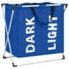 VIDAXL Wäschesortierer Mit 2 Fächern Blau -VidaXL 43ba0461 0adf 4e4d 9b06 81c40d4098b5 2