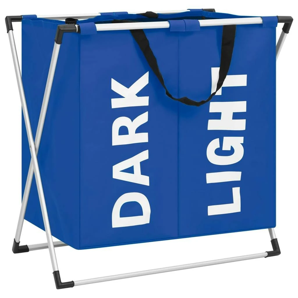 VIDAXL 4 Fächer Schwarz Wäschesortierer 4 VIDAXL 4 Fächer Schwarz Wäschesortierer – Bild 2