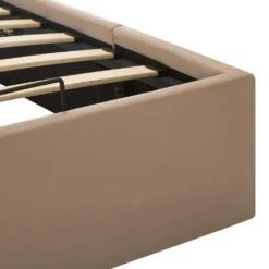 VidaXL Stauraumbett Hydraulisch Cappuccino-Braun Kunstleder 140×200 Cm -VidaXL 451263f7 9611 425e 8d1c 287874d91455