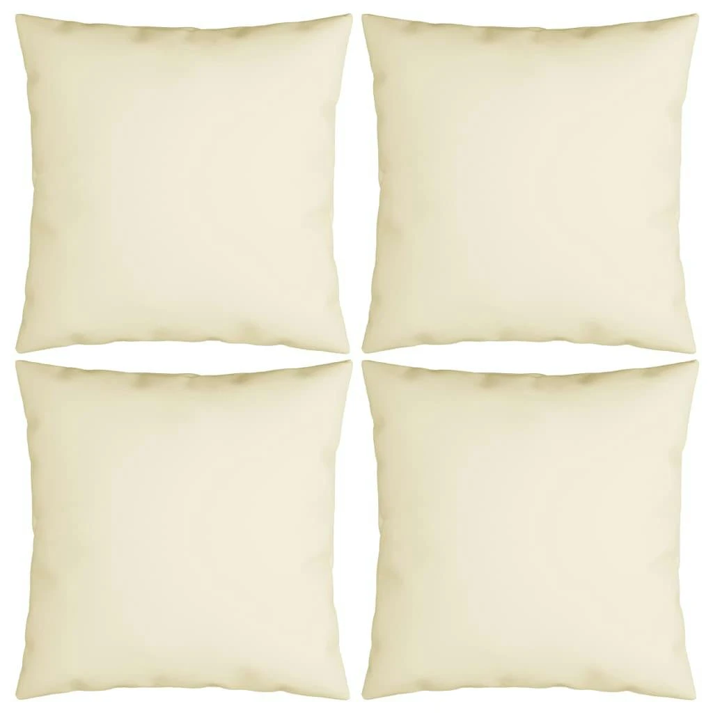 VidaXL Sofakissen 4 Stk. Beige 50x50 Cm Stoff 6 VidaXL Sofakissen 4 Stk. Beige 50x50 Cm Stoff – Bild 4