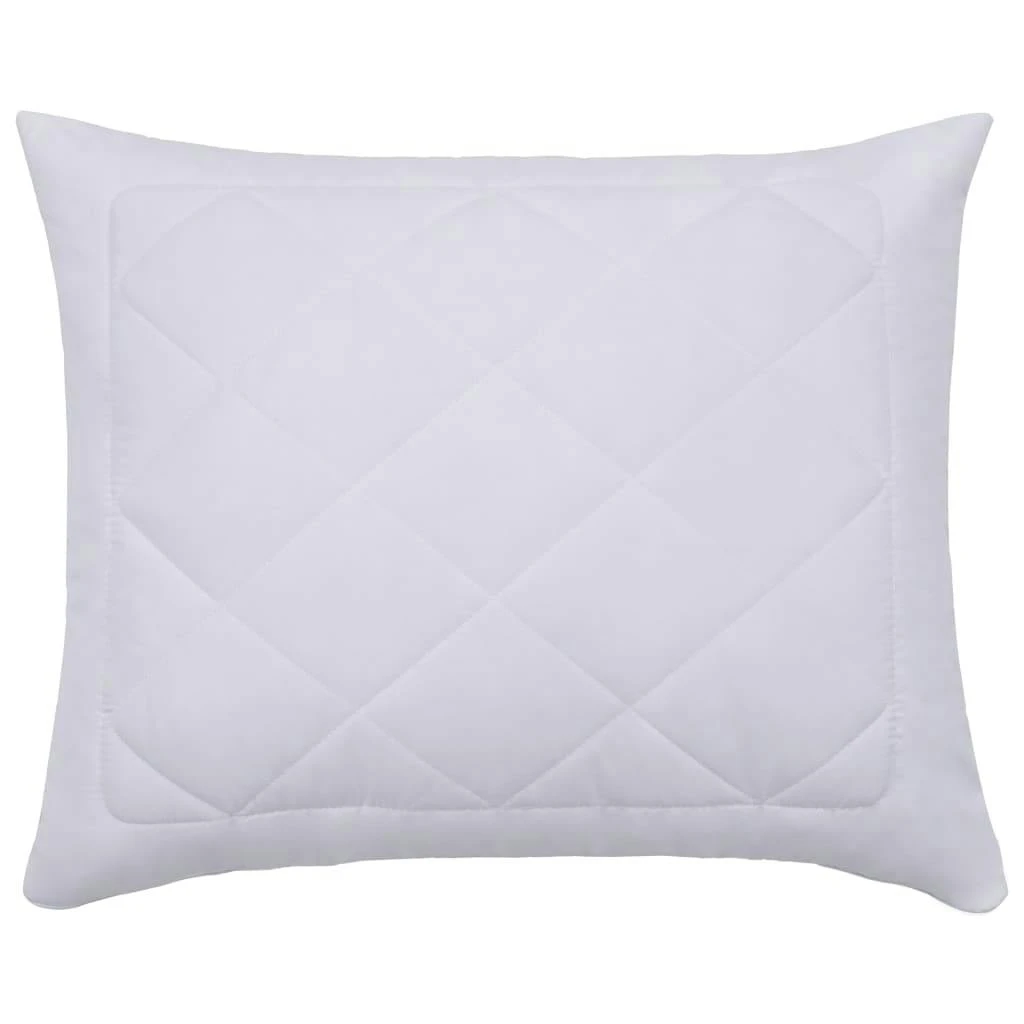 VidaXL Kissenbezüge 2 Stk. 80×80 Cm Weiß 8 VidaXL Kissenbezüge 2 Stk. 80×80 Cm Weiß – Bild 6