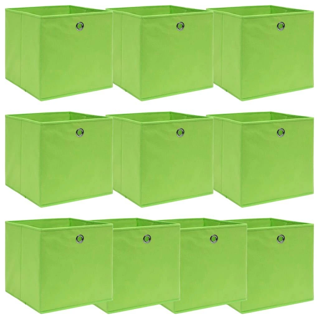 VidaXL Aufbewahrungsboxen 4 Stk. Lila 32×32×32 Cm Stoff 8 VidaXL Aufbewahrungsboxen 4 Stk. Lila 32×32×32 Cm Stoff – Bild 6