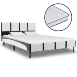 VidaXL Bett Mit Memory-Schaum-Matratze Schwarz Kunstleder 180×200 Cm 11 VidaXL Bett Mit Memory-Schaum-Matratze Schwarz Kunstleder 180×200 Cm -VidaXL 4aaed6f7 2037 4119 93aa ddd33aedb360