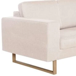 VidaXL 3-Sitzer-Sofa Stoff Cremeweiß -VidaXL 4e135bd3 7eb5 4c9e 8cd2 f463b74a5057