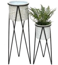 VidaXL Blumenständer Set 3-tlg. Vintage Antik Metall Weiß : Farbe - Weiss 13 VidaXL Blumenständer Set 3-tlg. Vintage Antik Metall Weiß : Farbe - Weiss -VidaXL 4f386119 d486 4652 bd0d d51ffa8d13fb