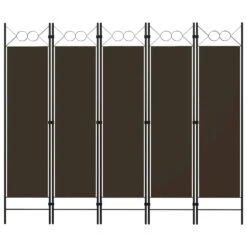 VidaXL 4-tlg. Raumteiler Braun 200x180 Cm -VidaXL 4fa764a9 007d 4b49 8fcc 02afa6a77855 1