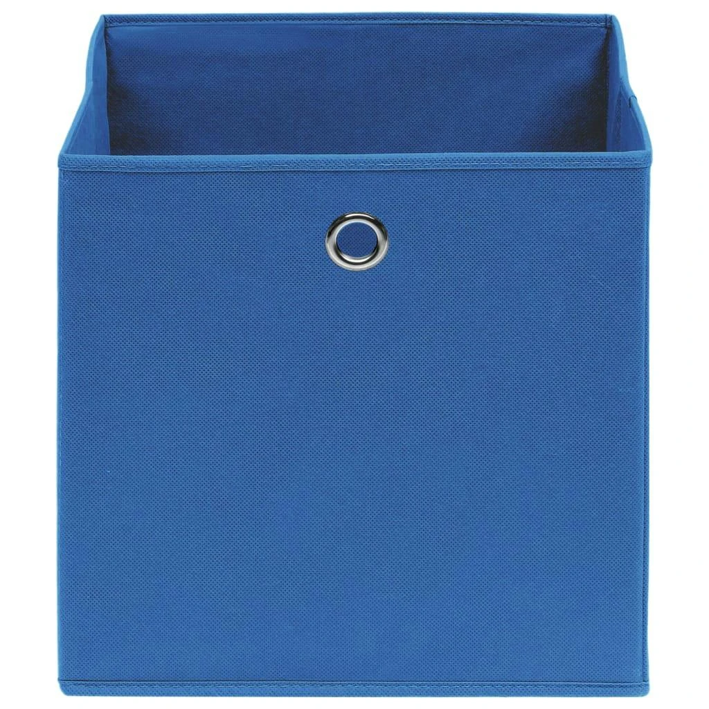 VidaXL Aufbewahrungsboxen 4 Stk. Vliesstoff 28x28x28 Cm Blau 9 VidaXL Aufbewahrungsboxen 4 Stk. Vliesstoff 28x28x28 Cm Blau – Bild 7