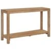 VidaXL Konsolentisch 120×35×75 Cm Teak Massivholz