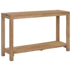 VidaXL Konsolentisch 110 X 35 X 75 Cm Massivholz Teak -VidaXL 5157b72e b1b1 4f6c 848b 0d99d6d10e79 3