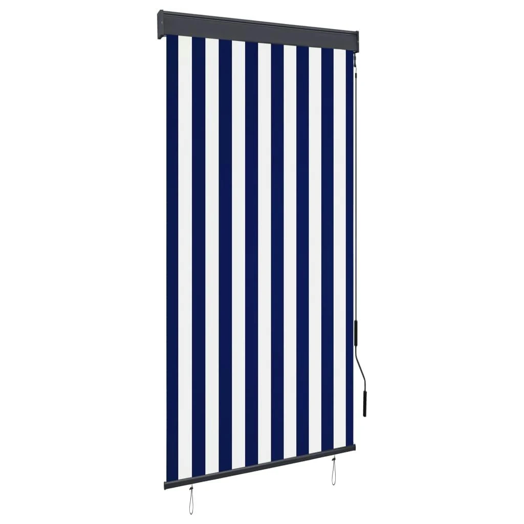 VidaXL Außenrollo 80 X 250 Cm Blau Und Weiß 3 VidaXL Außenrollo 80 X 250 Cm Blau Und Weiß