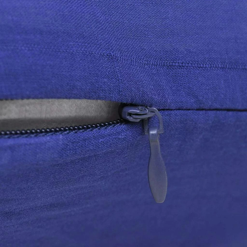 VIDAXL 4 Blaue Kissenbezüge Baumwolle 80 X 80 Cm 9 VIDAXL 4 Blaue Kissenbezüge Baumwolle 80 X 80 Cm – Bild 7